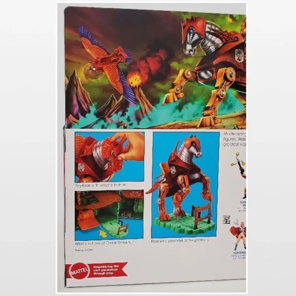 New Mattel Masters of the Universe MOTU Stridor Horse Kid Toy